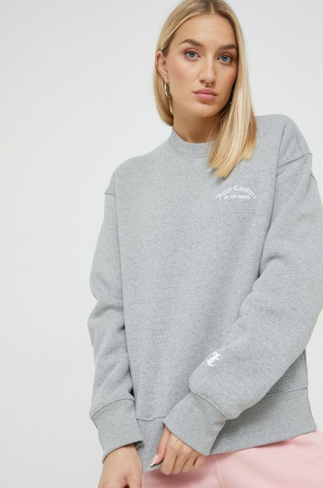 Кофта Juicy Couture Ally жіноча колір сірий з аплікацією