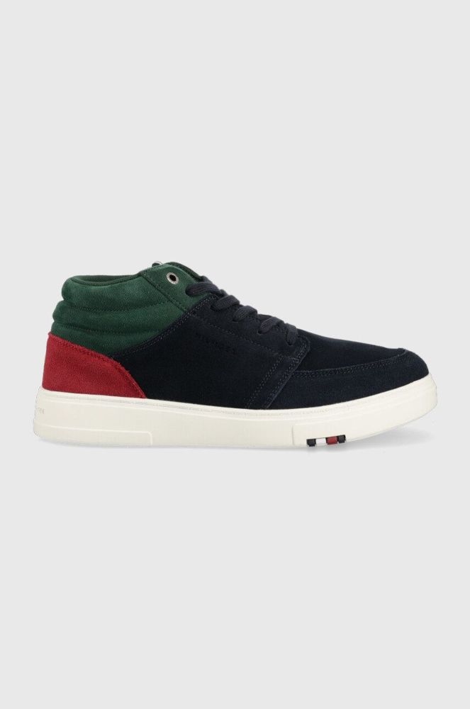 Замшеві кросівки Tommy Hilfiger колір синій (2767598)