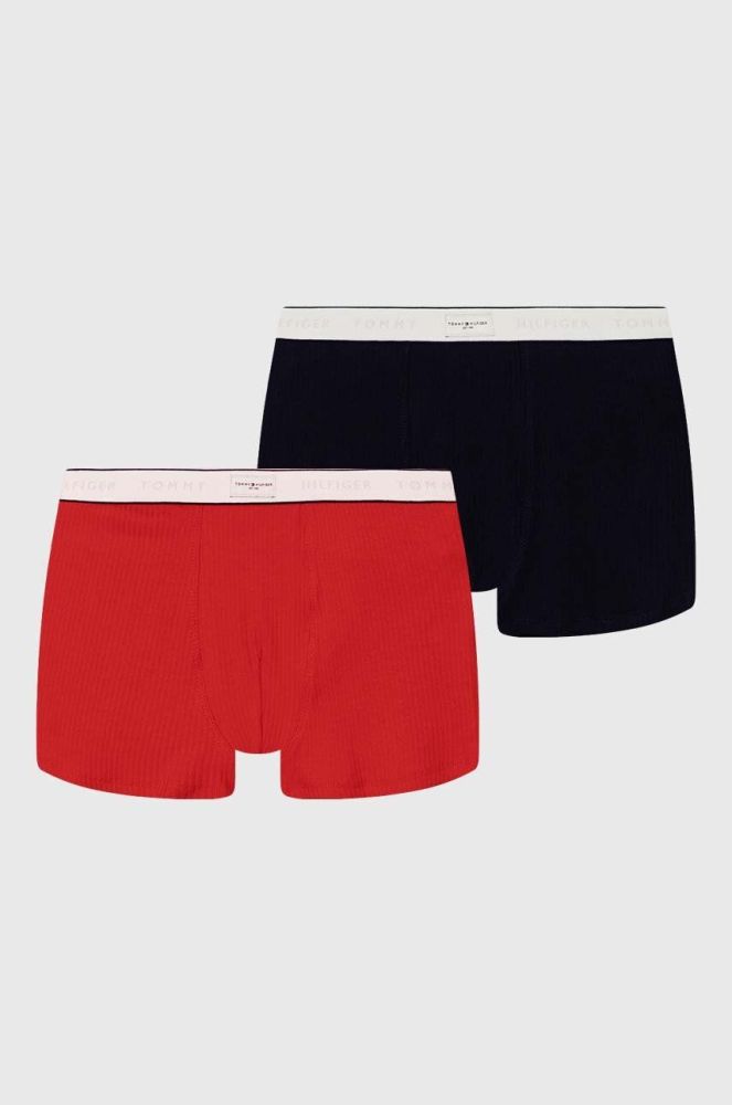 Дитячі боксери Tommy Hilfiger 2-pack колір червоний (3526921)
