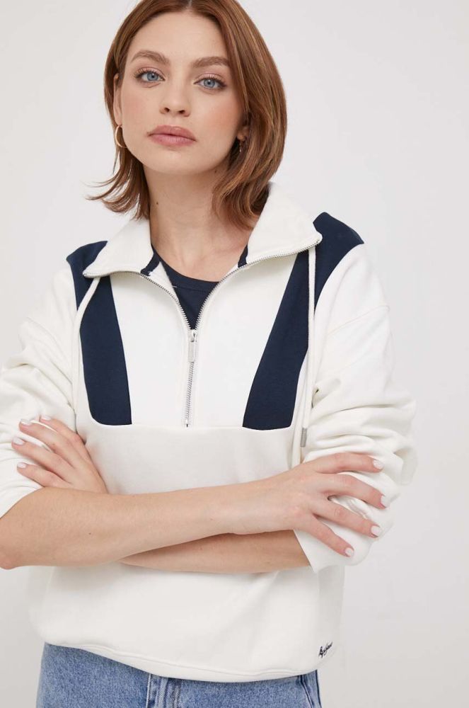 Кофта Pepe Jeans Celia жіноча колір білий однотонна