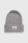 Дитяча шапка з домішкою вовни Pepe Jeans колір сірий