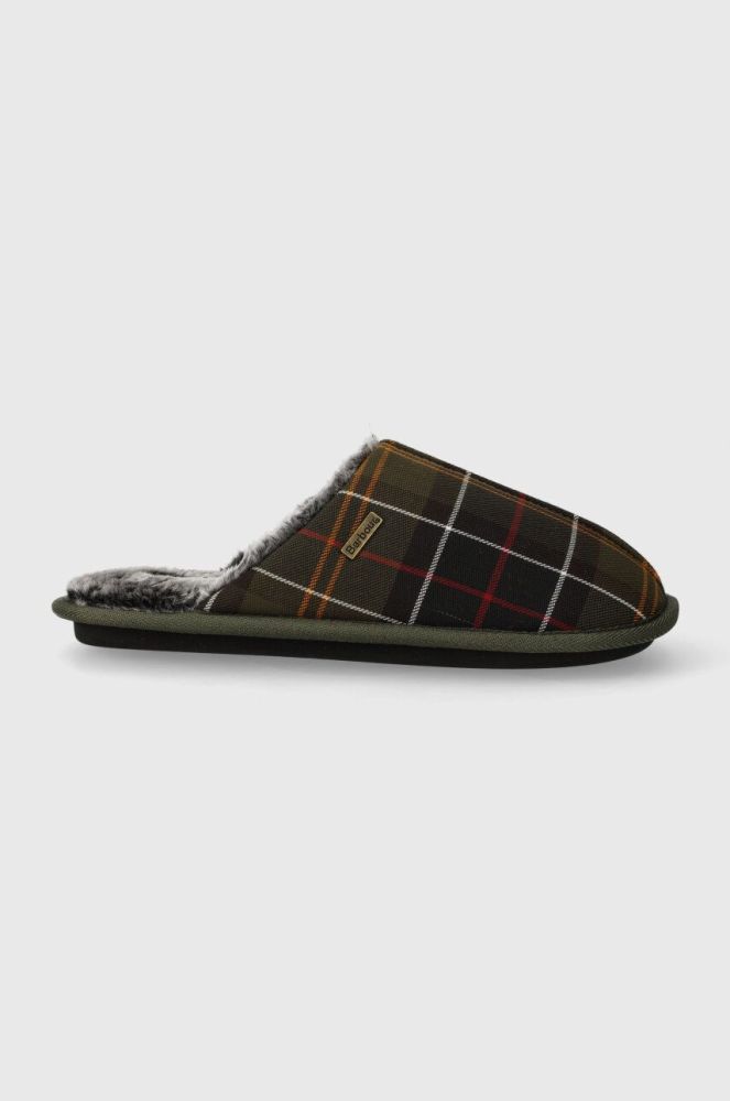 Тапочки Barbour Young колір зелений MSL0010TN12