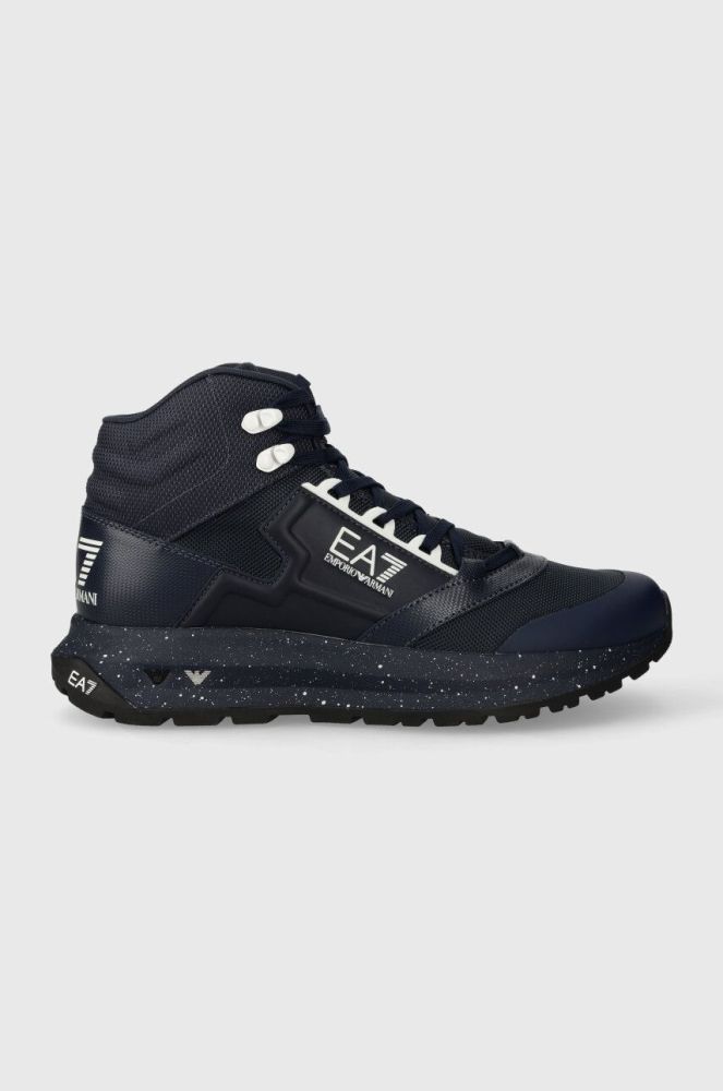 Черевики EA7 Emporio Armani колір синій X8Z036 XK293 S870
