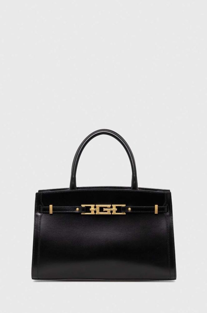 Шкіряна сумочка Guess колір чорний (3510509)