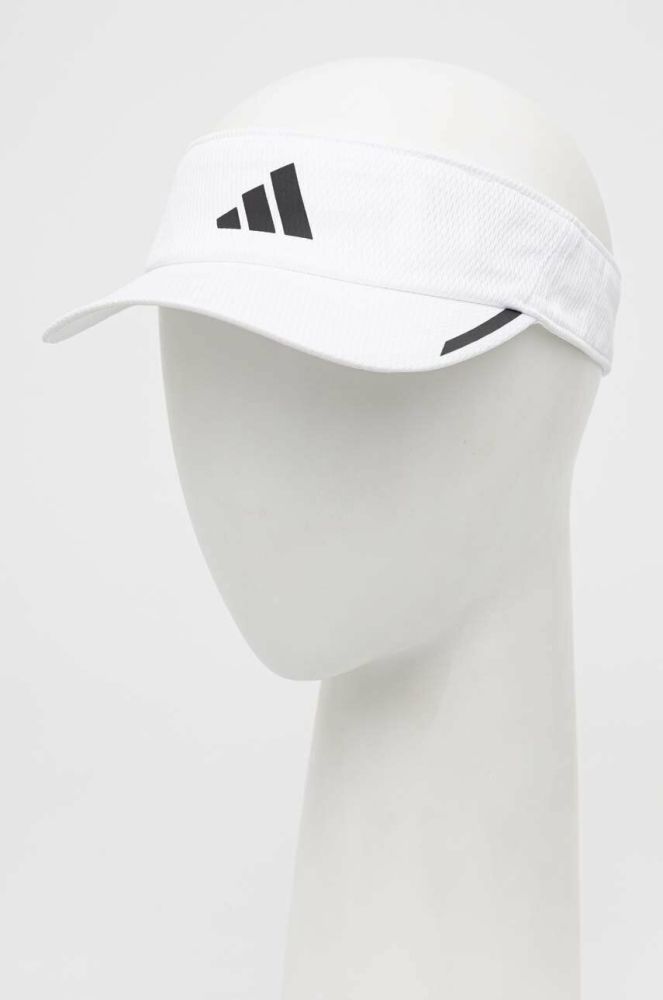 Козирок від сонця adidas Performance колір білий з принтом (2983824)